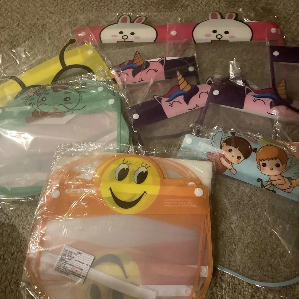 Bestselling kids Face shields anti fog